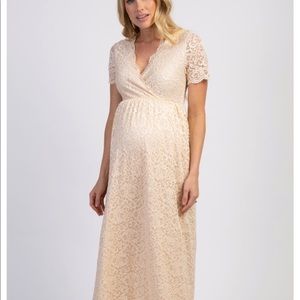 Pink Blush Maternity Dress